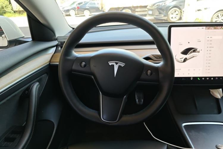 Used Tesla Model 3 2021 Revised Version Standard Range Rear-Wheel Drive Upgraded Edition 3D1 Steering Wheel