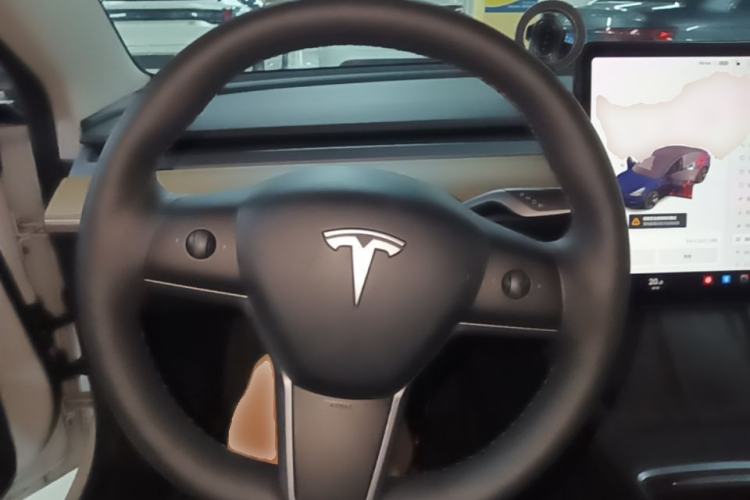 Used Tesla Model 3 2021 Revised Version Standard Range Rear-Wheel Drive Upgraded Edition 3D1 Steering Wheel