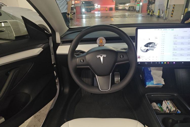 Used Tesla Model 3 2021 Performance High-Performance All-Wheel-Drive Version Steering Wheel