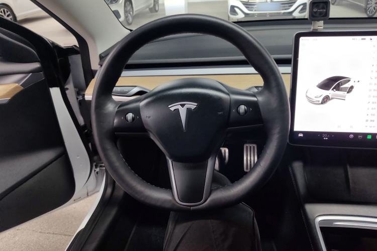 Used Tesla Model 3 2021 Performance High-Performance All-Wheel-Drive Version Steering Wheel
