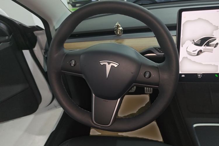 Used Tesla Model 3 2021 Performance High-Performance All-Wheel-Drive Version 3D6 Steering Wheel