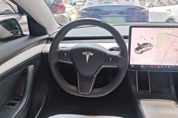 Used Tesla Model 3 2021 Revised Version Standard Range Rear-Wheel Drive Upgraded Edition 3D1 Steering Wheel