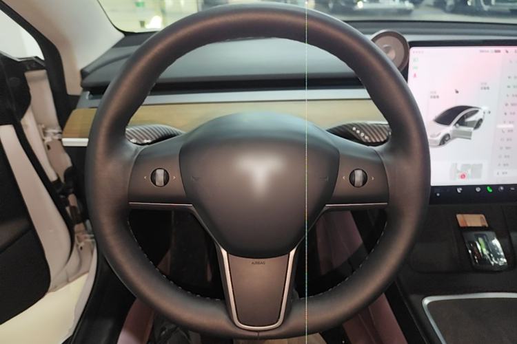 Used Tesla Model 3 2021 Standard Range Rear-Wheel Drive Upgraded Version 3D6 Steering Wheel