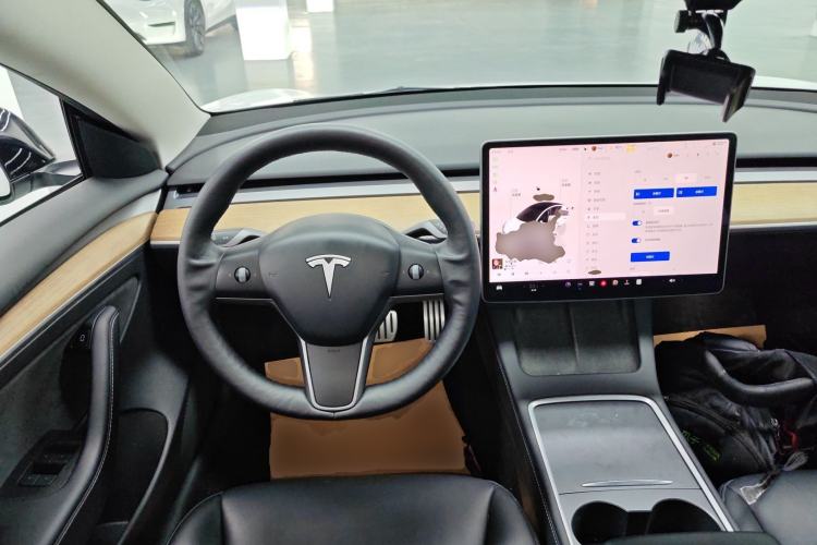 Used Tesla Model 3 2021 Revised Version II – Performance High-Performance All-Wheel-Drive Edition Steering Wheel