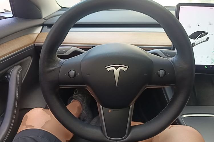 Used Tesla Model 3 2021 Revised Version Standard Range Rear-Wheel Drive Upgraded Edition 3D1 Steering Wheel