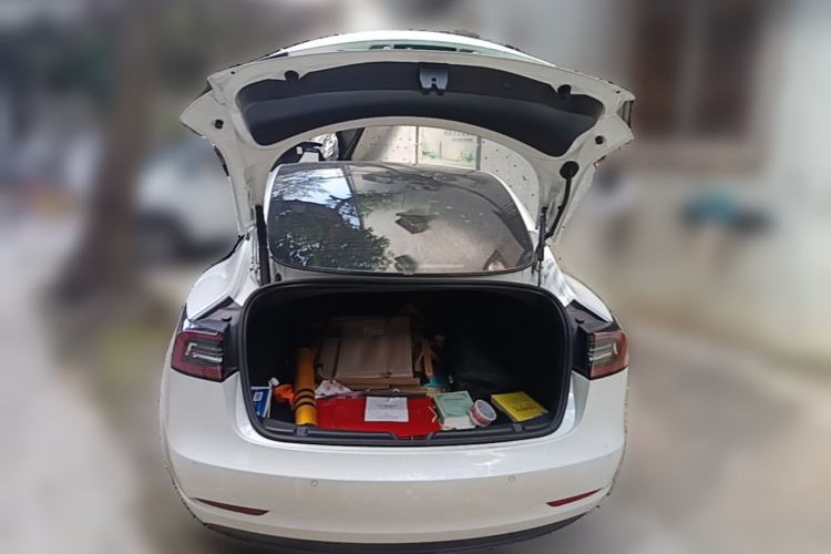 Used Tesla Model 3 2021 Revised Version Standard Range Rear-Wheel Drive Upgraded Edition 3D1 Trunk