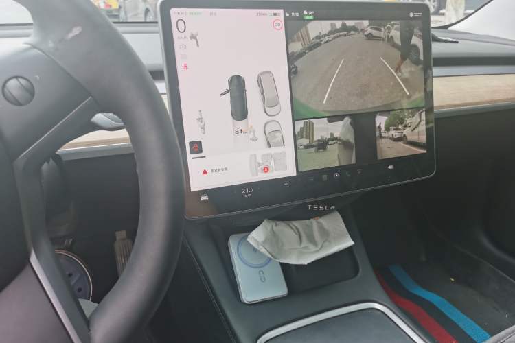 Used Tesla Model 3 2021 Revised Version Standard Range Rear-Wheel Drive Upgraded Edition 3D1 Audio And AC Panel