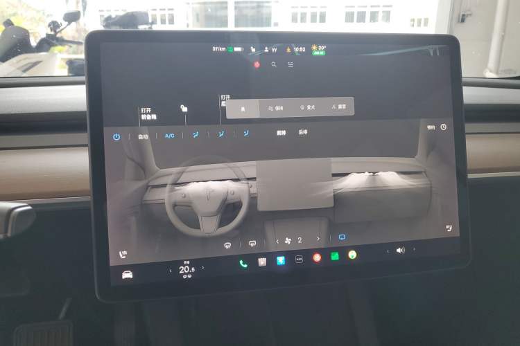 Used Tesla Model 3 2021 Standard Range Rear-Drive Upgraded Version Audio And AC Panel