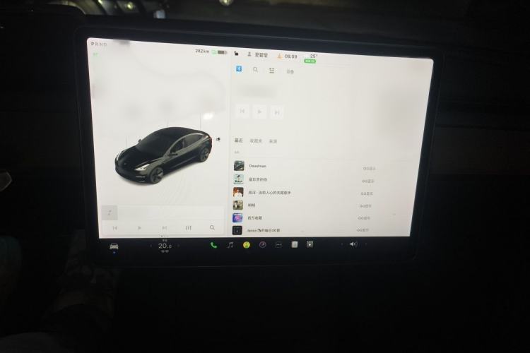 Used Tesla Model 3 2021 Standard Range Rear-Drive Upgraded Version Audio And AC Panel