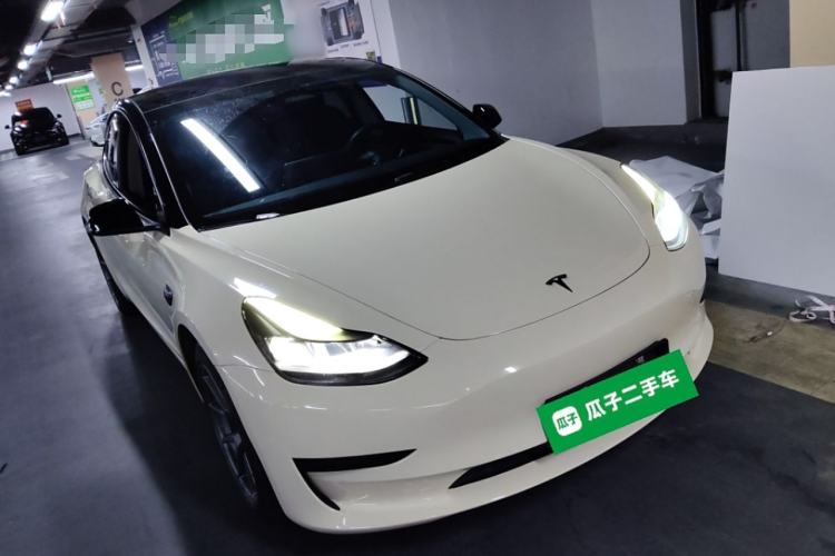 Used Tesla Model 3 2021 Standard Range Rear-Wheel Drive Upgraded Version 3D6 Front Right 45 Deg