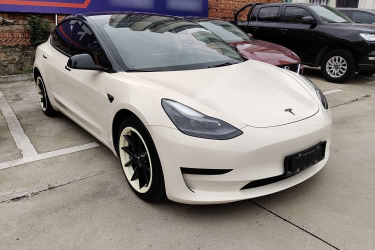 Used Tesla Model 3 2021 Standard Range Rear-Wheel Drive Upgraded Version 3D6 Front Right 45 Deg