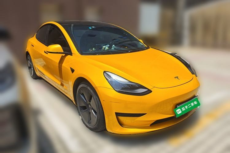Used Tesla Model 3 2021 Standard Range Rear-Wheel Drive Upgraded Version 3D6 Front Right 45 Deg