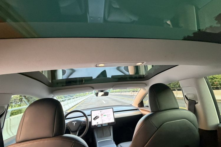 Used Tesla Model 3 2021 Revised Version Standard Range Rear-Wheel Drive Upgraded Edition 3D1 Headliner