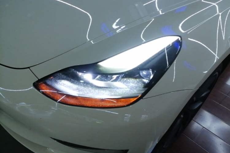 Used Tesla Model 3 2021 Performance High-Performance All-Wheel-Drive Version Left Front Headlight