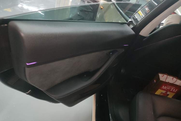 Used Tesla Model 3 2021 Revised Version Standard Range Rear-Wheel Drive Upgraded Edition 3D1 Left Rear Door Interior