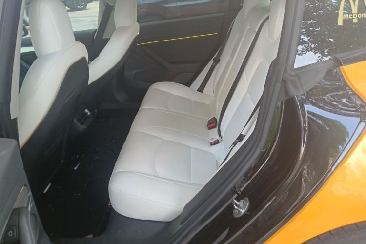 Used Tesla Model 3 2021 Performance High-Performance All-Wheel-Drive Version Left Rear Seat