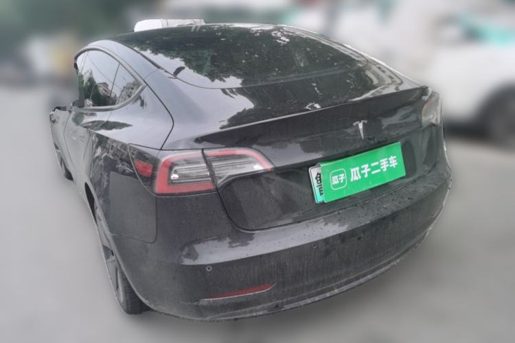 Used Tesla Model 3 2021 Revised Version Standard Range Rear-Wheel Drive Upgraded Edition 3D1 Rear Left 45 Deg
