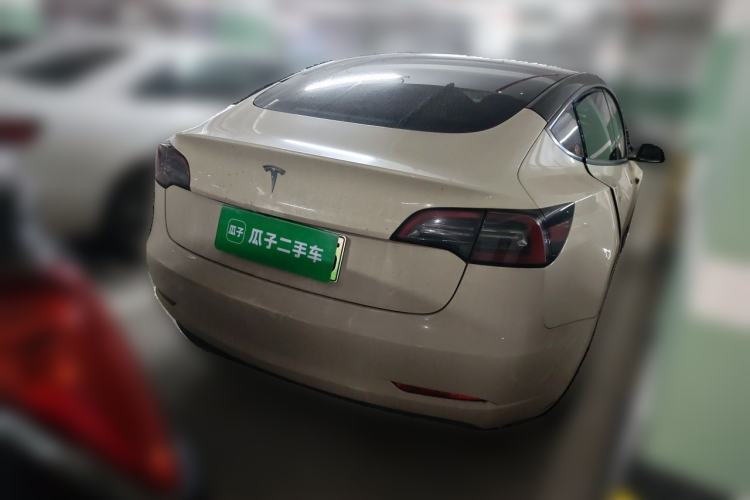 Used Tesla Model 3 2021 Revised Version Standard Range Rear-Wheel Drive Upgraded Edition 3D1 Rear Right 45 Deg
