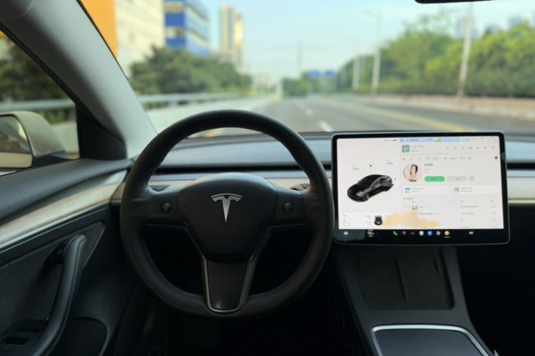 Used Tesla Model 3 2021 Revised Version Standard Range Rear-Wheel Drive Upgraded Edition 3D1 Steering Wheel