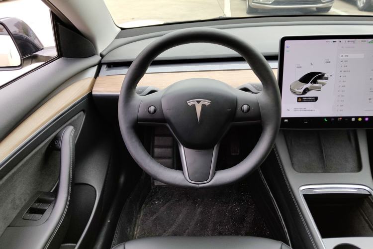 Used Tesla Model 3 2021 Standard Range Rear-Wheel Drive Upgraded Version 3D6 Steering Wheel