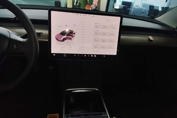 Used Tesla Model 3 2022 Rear-Wheel-Drive Version Audio And AC Panel