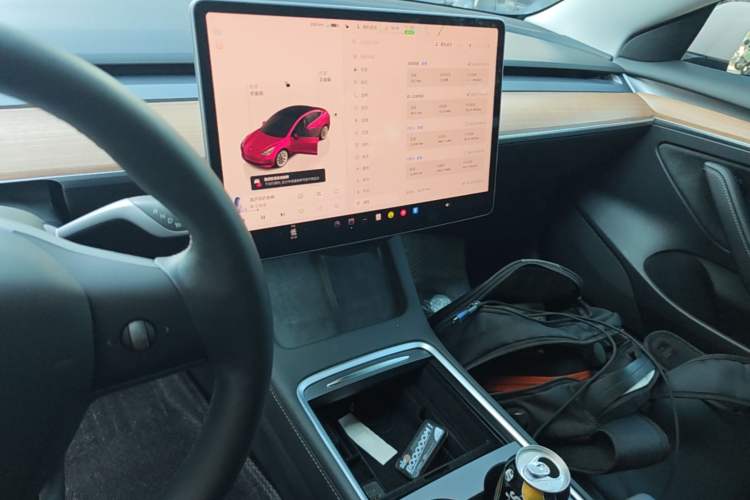 Used Tesla Model 3 2022 Rear-Wheel-Drive Version Audio And AC Panel
