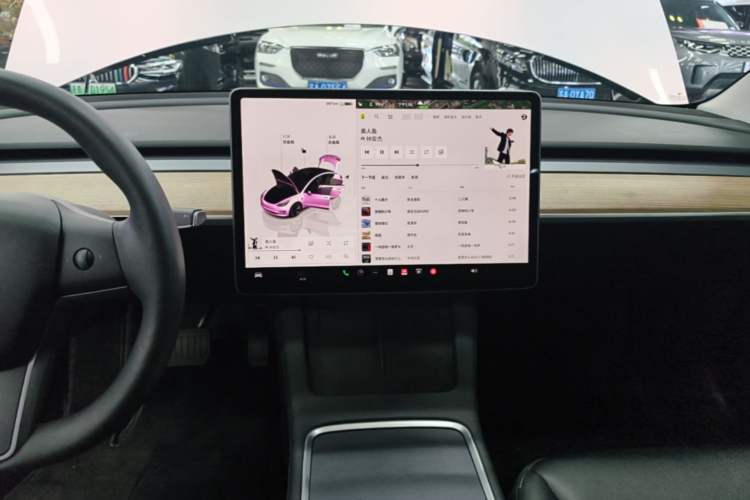 Used Tesla Model 3 2022 Rear-Wheel-Drive Version Audio And AC Panel