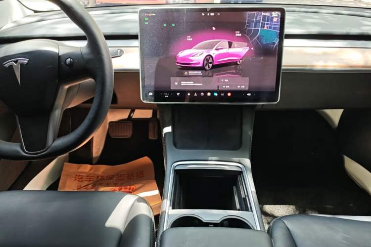 Used Tesla Model 3 2022 Rear-Wheel-Drive Version Audio And AC Panel