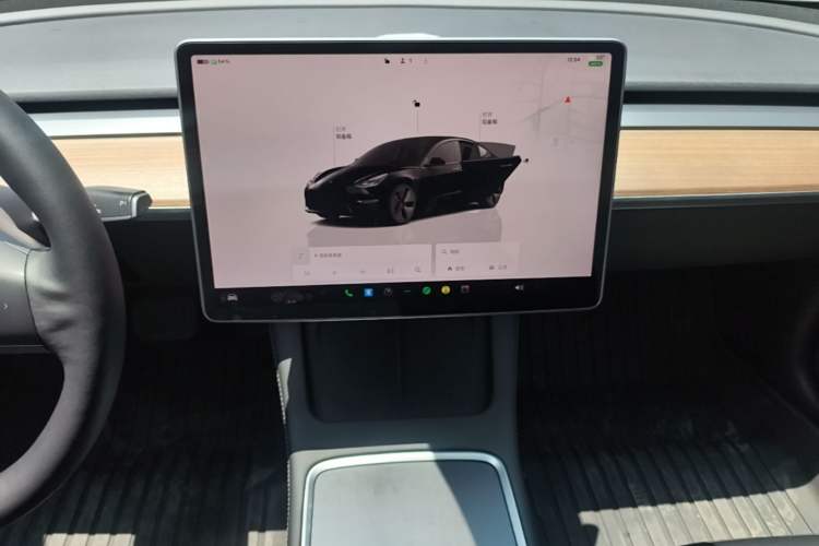 Used Tesla Model 3 2022 Rear-Wheel-Drive Version Audio And AC Panel