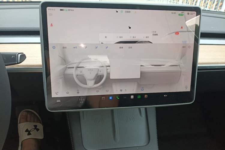 Used Tesla Model 3 2022 Rear-Wheel-Drive Version Audio And AC Panel