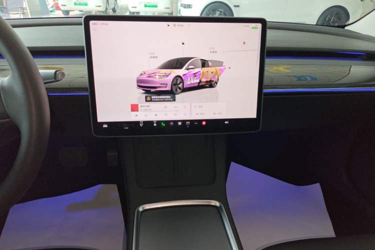 Used Tesla Model 3 2022 Rear-Wheel-Drive Version Audio And AC Panel