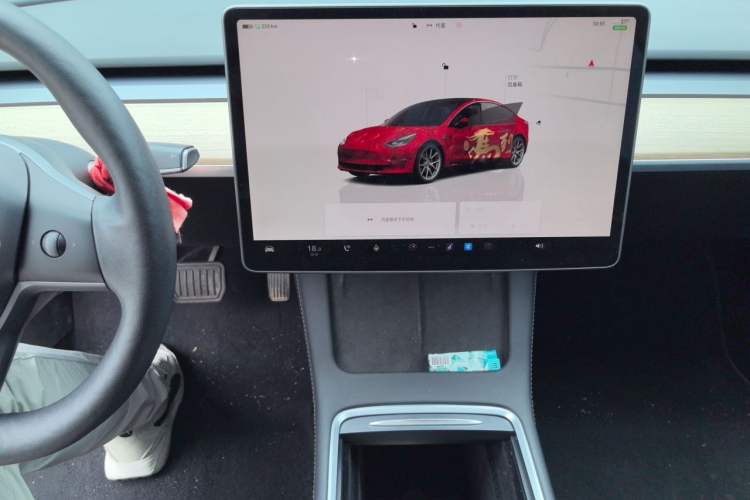 Used Tesla Model 3 2022 Rear-Wheel-Drive Version Audio And AC Panel