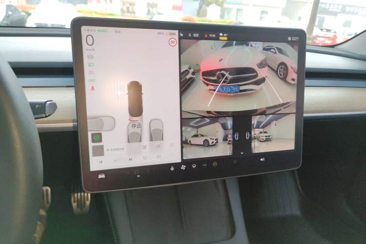 Used Tesla Model 3 2022 Rear-Wheel-Drive Version Audio And AC Panel