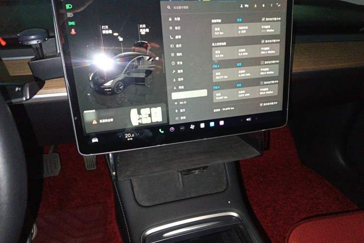 Used Tesla Model 3 2022 Rear-Wheel-Drive Version Audio And AC Panel