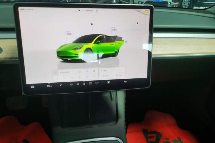Used Tesla Model 3 2022 Rear-Wheel-Drive Version Audio And AC Panel