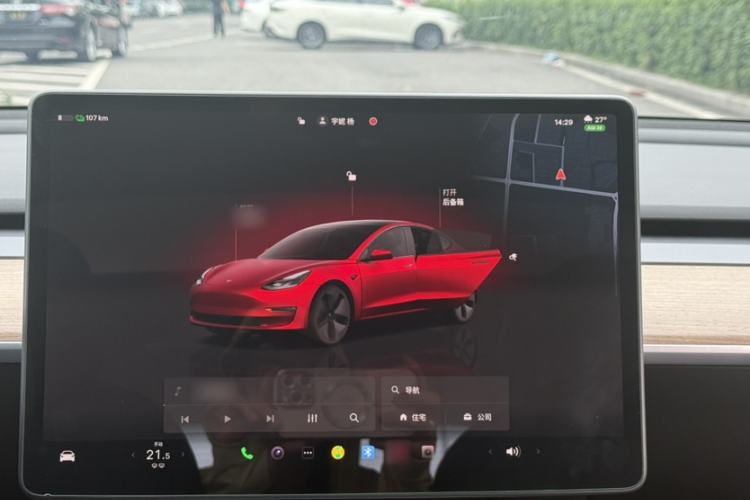 Used Tesla Model 3 2022 Rear-Wheel-Drive Version Audio And AC Panel