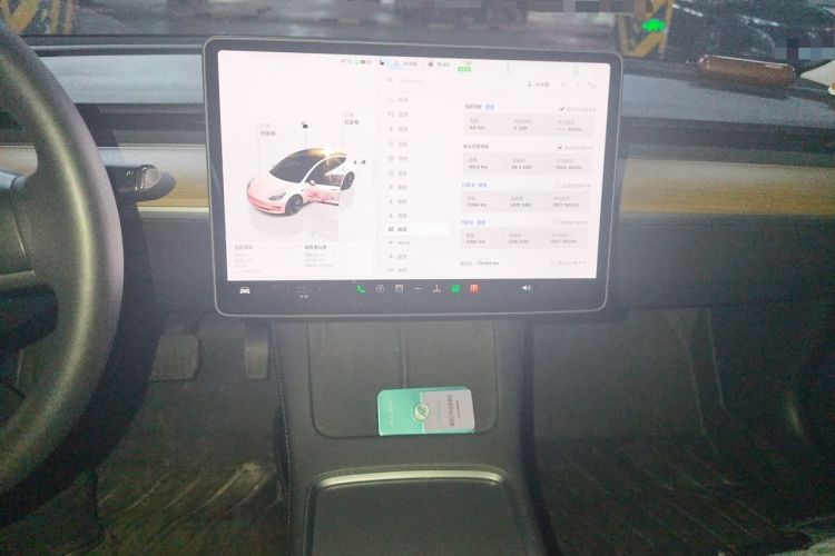 Used Tesla Model 3 2022 Rear-Wheel-Drive Version Audio And AC Panel