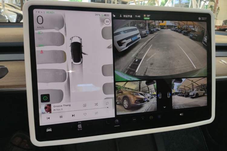 Used Tesla Model 3 2022 Rear-Wheel-Drive Version Audio And AC Panel