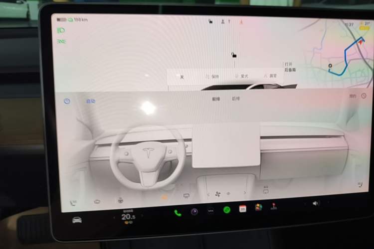 Used Tesla Model 3 2022 Rear-Wheel-Drive Version Audio And AC Panel
