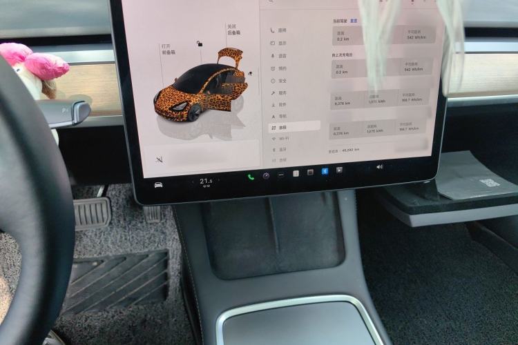 Used Tesla Model 3 2022 Rear-Wheel-Drive Version Audio And AC Panel