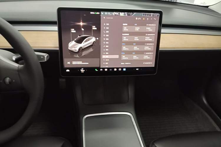 Used Tesla Model 3 2022 Rear-Wheel-Drive Version Audio And AC Panel