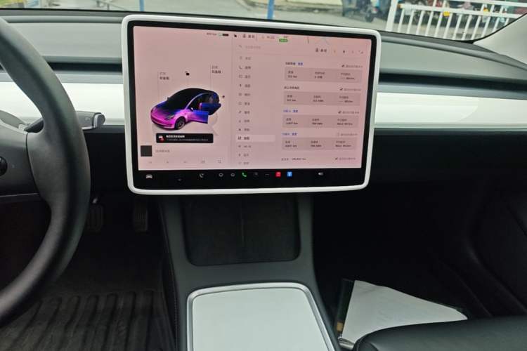 Used Tesla Model 3 2022 Rear-Wheel-Drive Version Audio And AC Panel