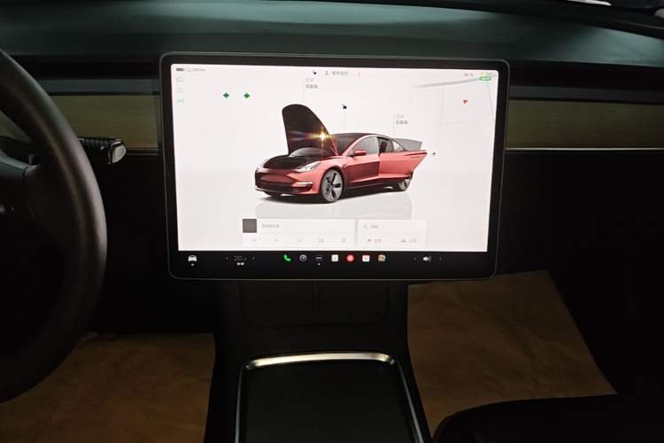 Used Tesla Model 3 2022 Rear-Wheel-Drive Version Audio And AC Panel