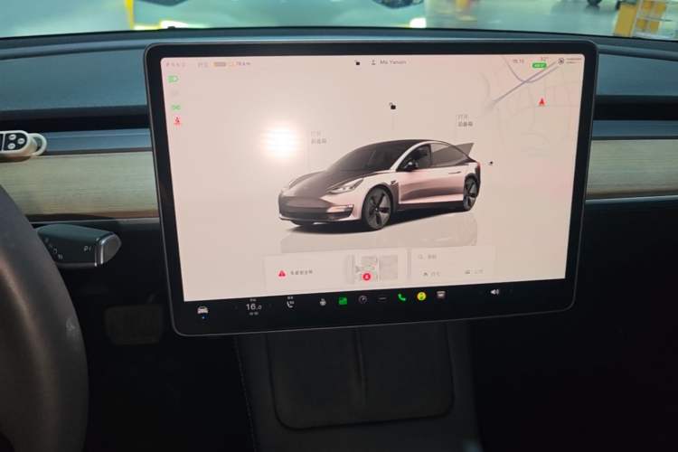 Used Tesla Model 3 2022 Rear-Wheel-Drive Version Audio And AC Panel