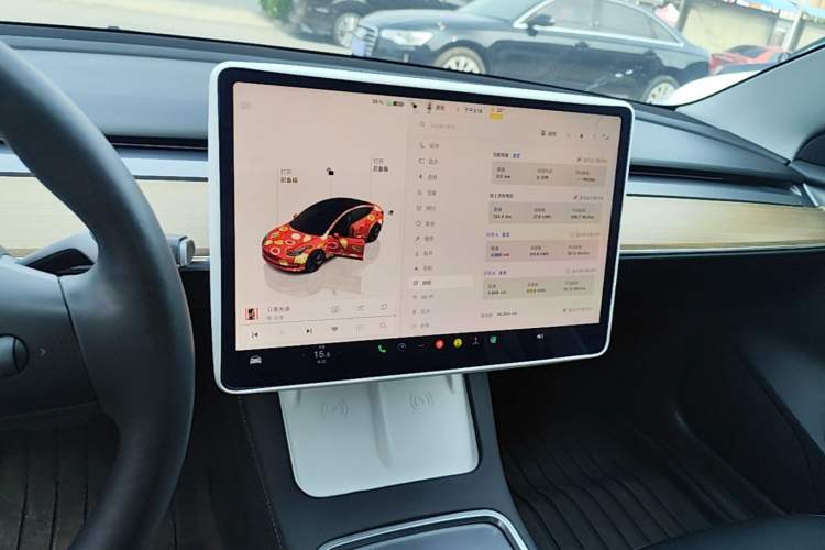 Used Tesla Model 3 2022 Rear-Wheel-Drive Version Audio And AC Panel