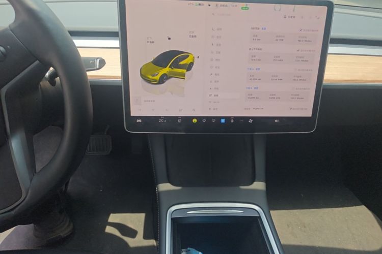 Used Tesla Model 3 2022 Rear-Wheel-Drive Version Audio And AC Panel