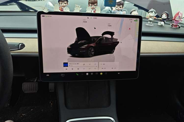 Used Tesla Model 3 2022 Rear-Wheel-Drive Version Audio And AC Panel