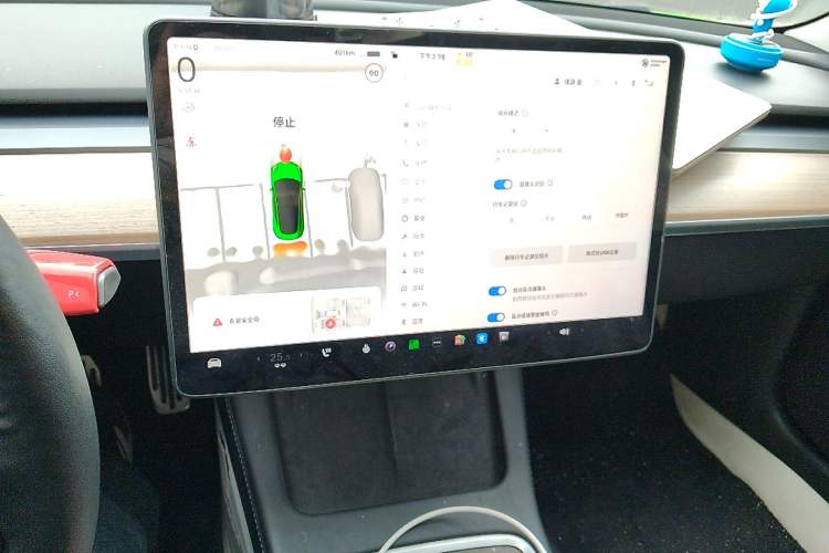 Used Tesla Model 3 2022 Rear-Wheel-Drive Version Audio And AC Panel