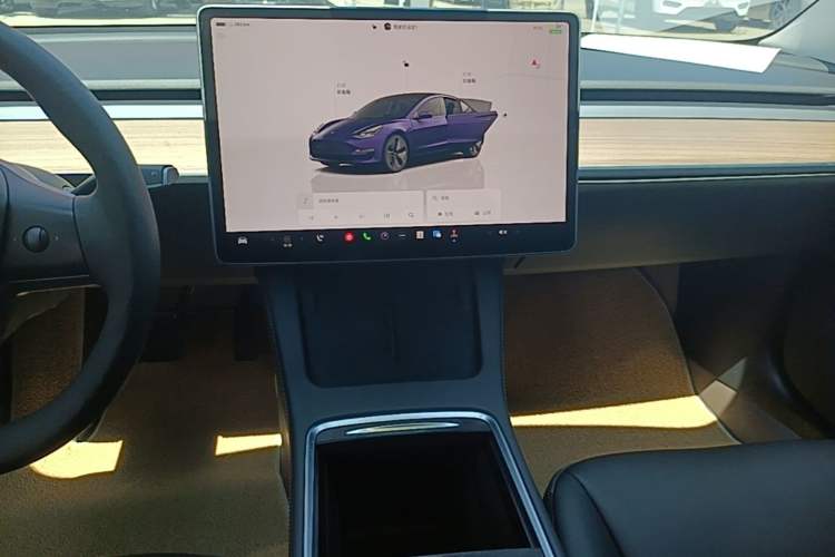 Used Tesla Model 3 2022 Rear-Wheel-Drive Version Audio And AC Panel