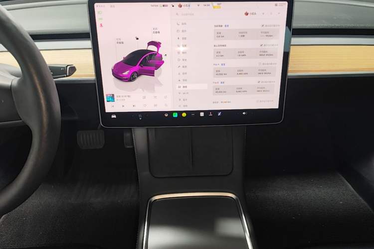 Used Tesla Model 3 2022 Rear-Wheel-Drive Version Audio And AC Panel